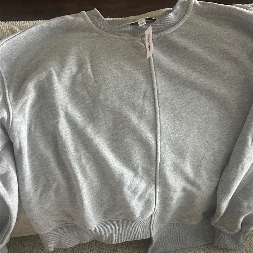 Adore Me Gray Crew Neck Sweater